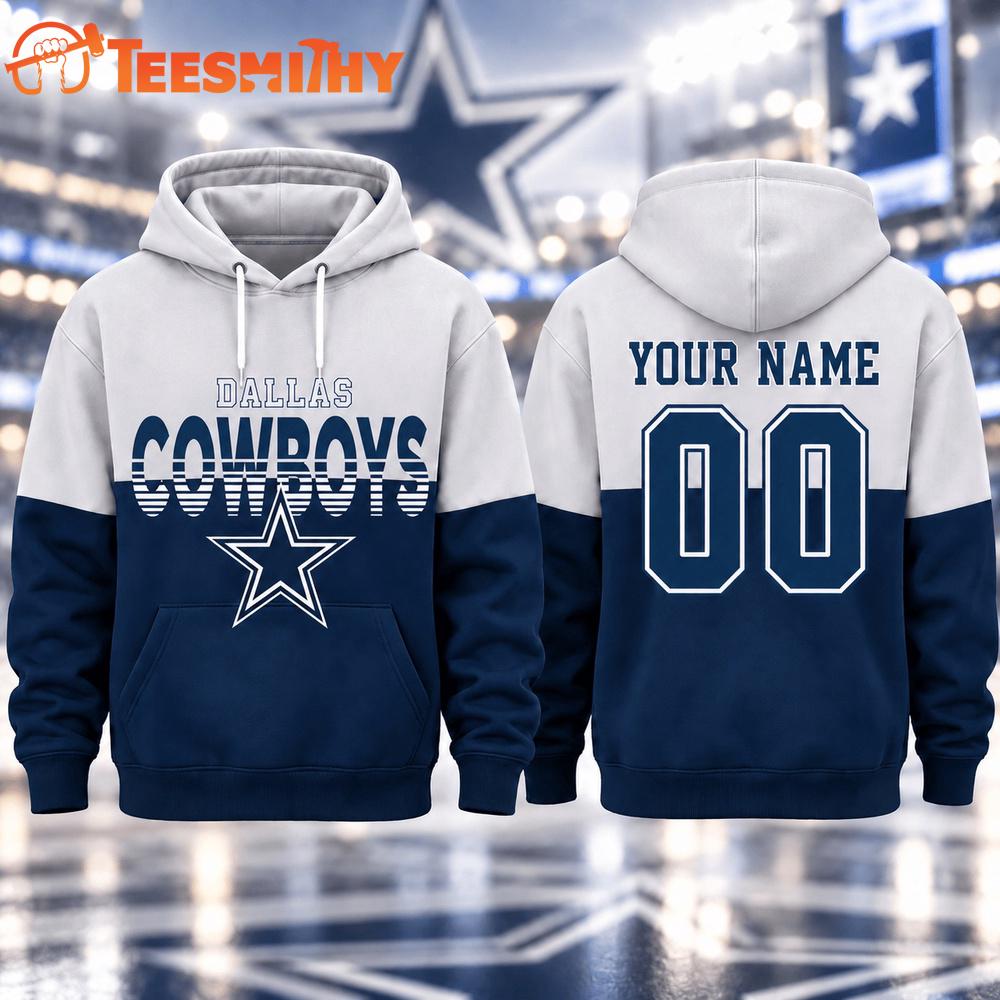 Dallas Cowboys 2026 NFL Varsity Stripe Hoodie
