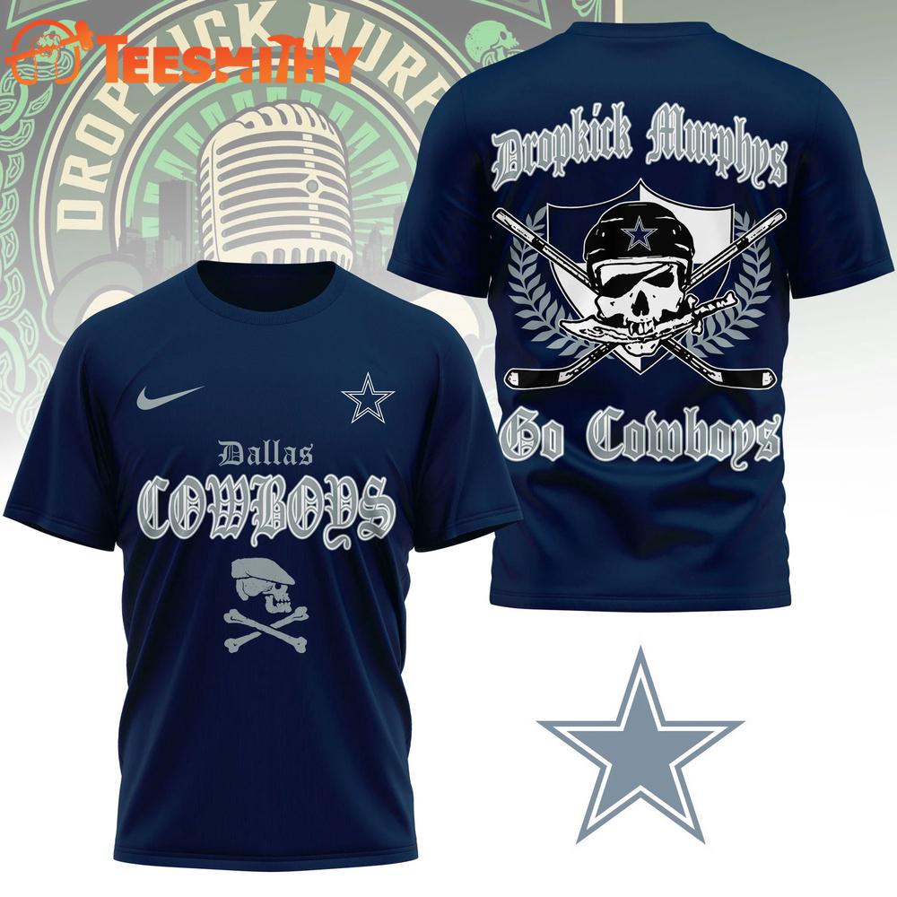 Dallas Cowboys NFL Dropkick Murphys Fan 3D T Shirt