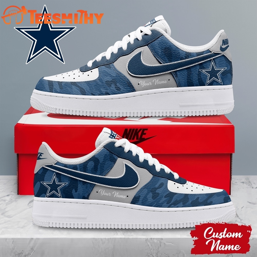Dallas Cowboys NFL End Zone Energy Air Force 1 Sneaker Shoes