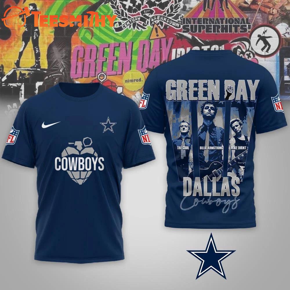 Dallas Cowboys NFL Green Day x Super Bowl LX Special Edition 3D Shirt