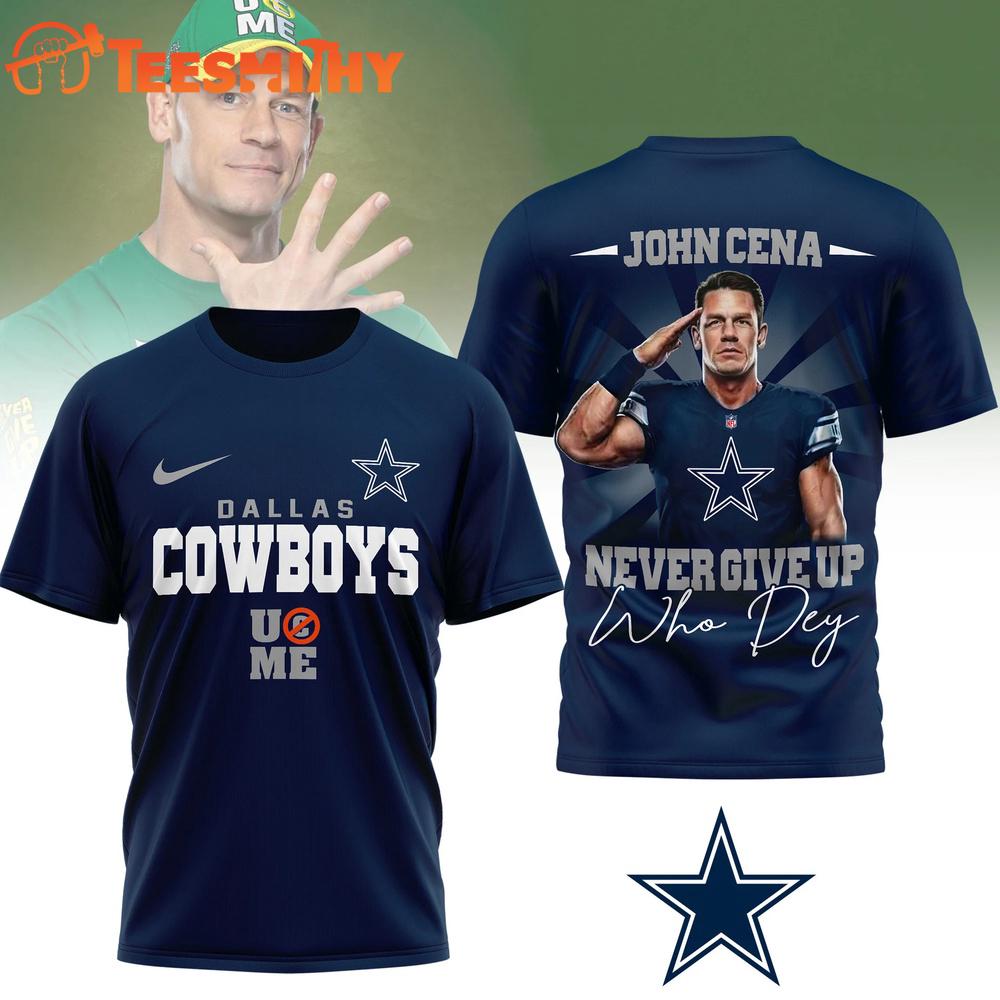Dallas Cowboys NFL John Cena Fan Special New 3D Shirt