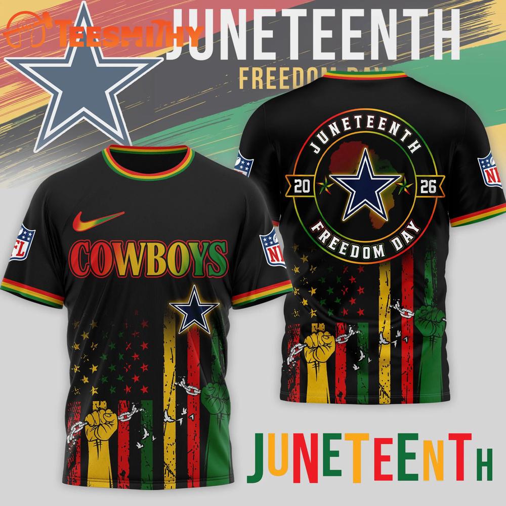 Dallas Cowboys NFL Juneteenth Strong Together Limited Edition 3D Shirt