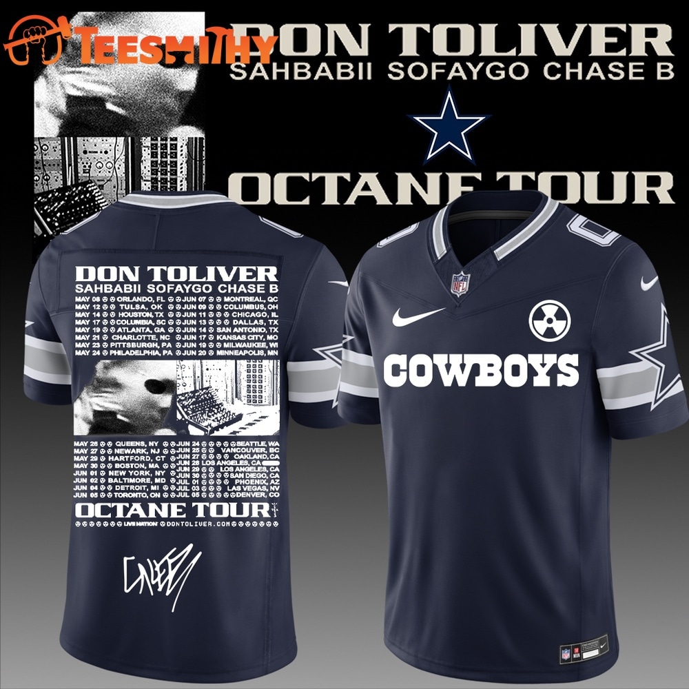 Dallas Cowboys x Don Toliver Octane Tour Football Jersey