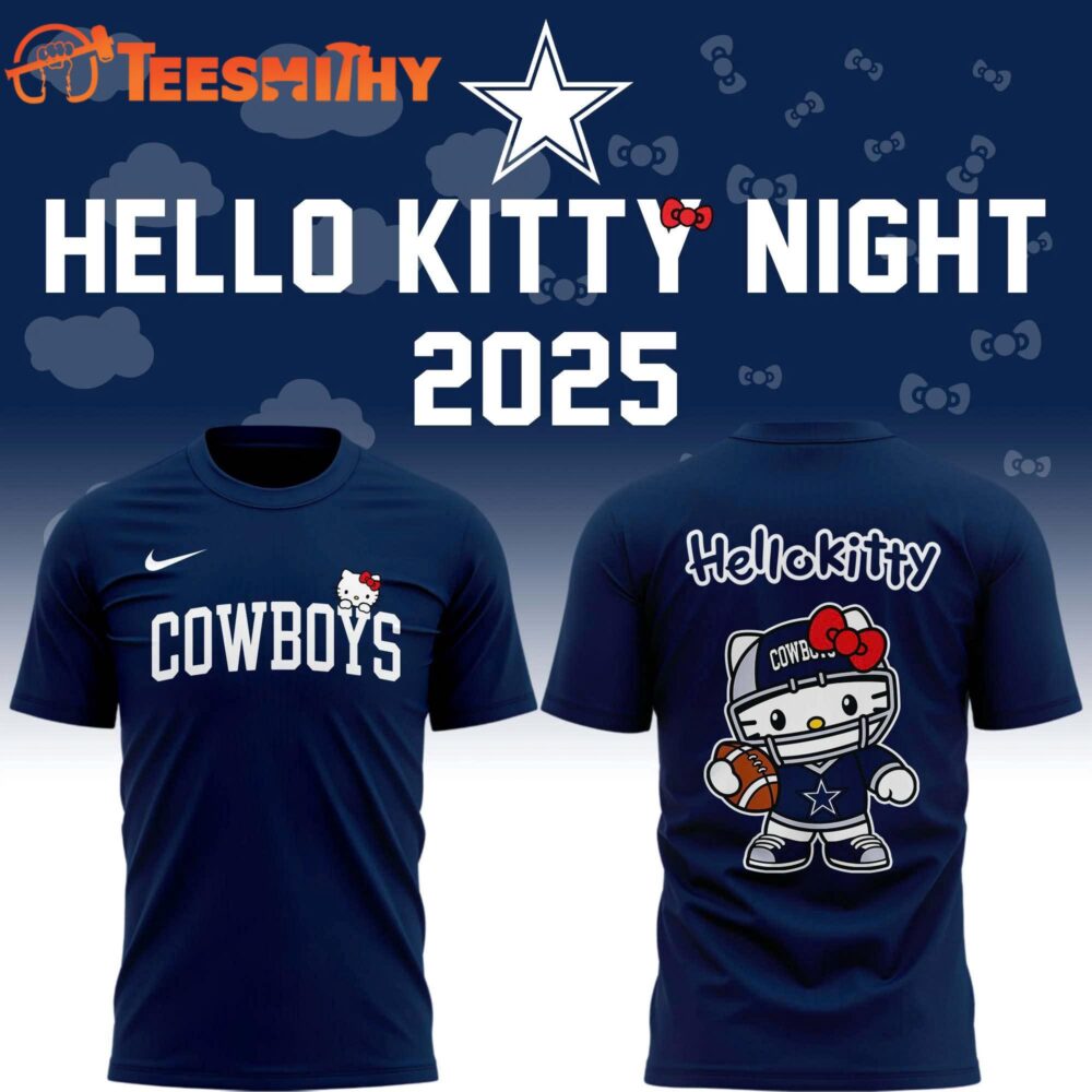 Dallas Cowboys x Hello Kitty 2025 T Shirt