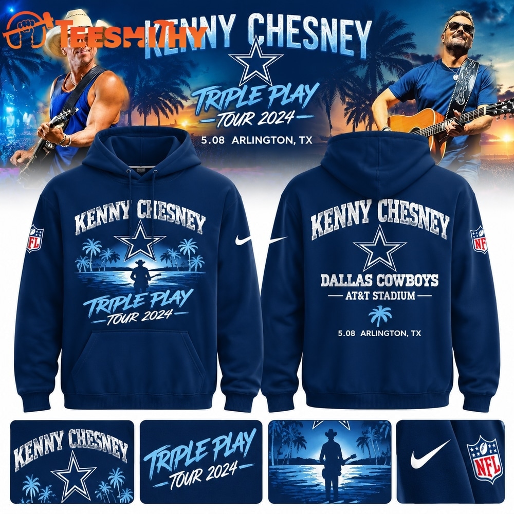 Dallas Cowboys x Kenny Chesney The Original Vibe Room Tour 2027 Limited Edition Hoodie