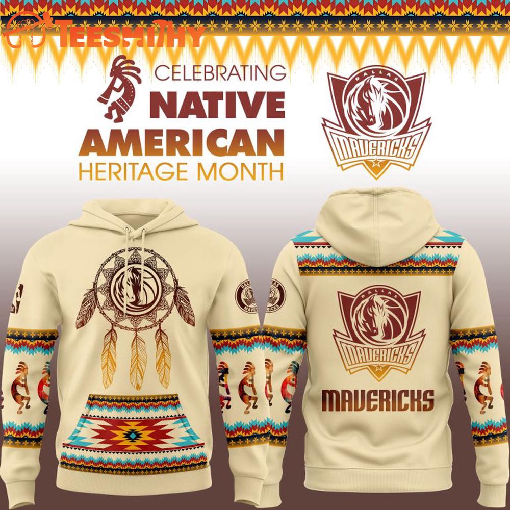 Dallas Mavericks Native American Heritage Limited Edition Hoodie 2025