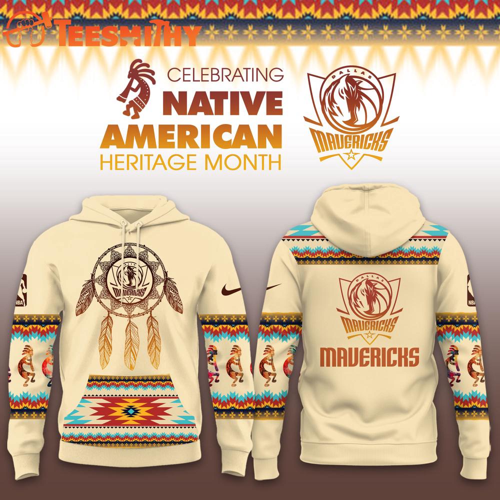 Dallas Mavericks NBA Native American Heritage Limited Edition Hoodie Shirt