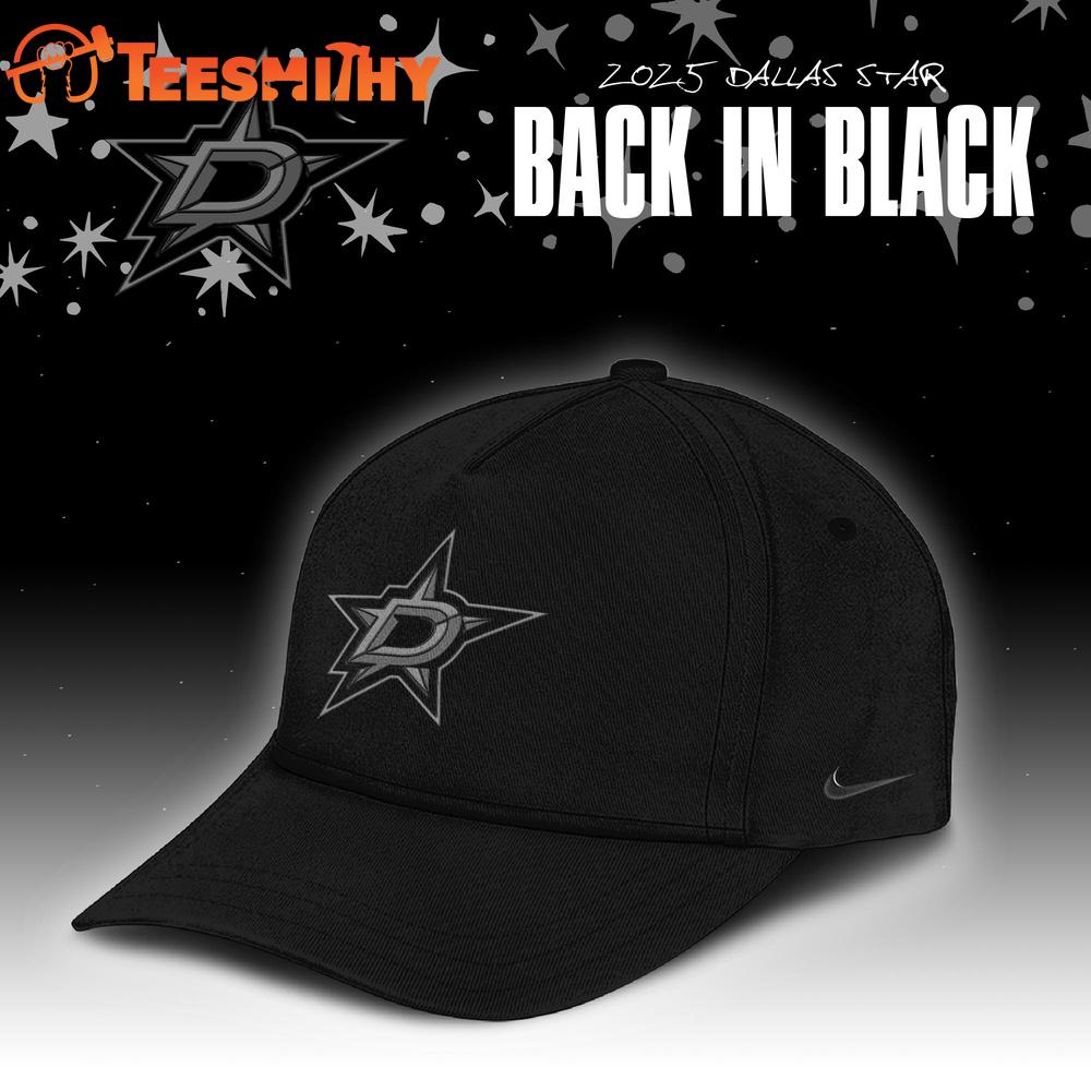 Dallas Stars Back In Black 2025 Special Edition Cap