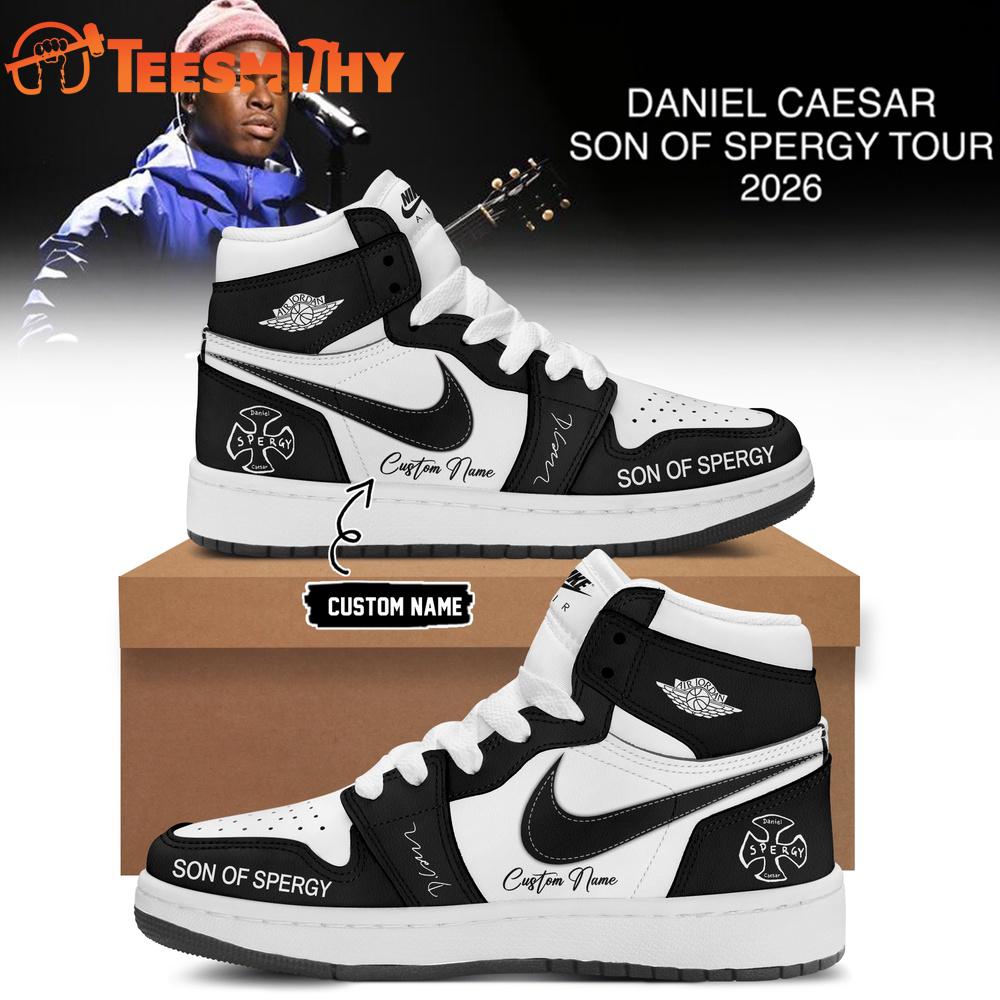 Daniel Caesar’s Son of Spergy Tour Signed 2026 Black Air Jordan 1 Shoes