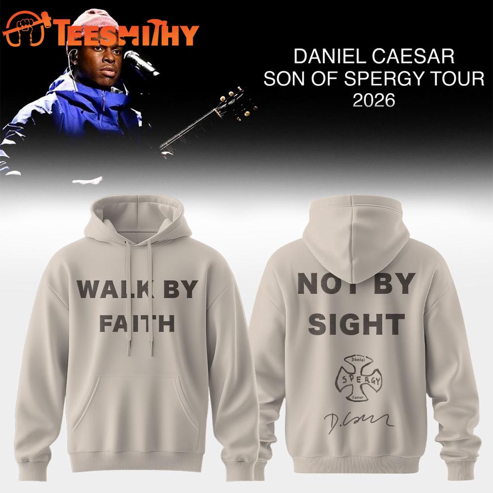 Daniel Caesar’s Son of Spergy Tour Signed 2026 New Design Hoodie