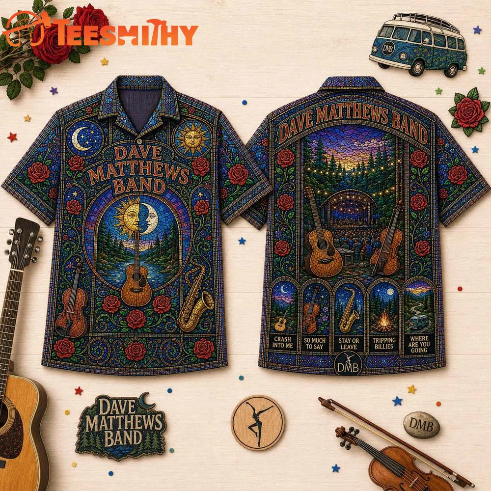 Dave Matthews Vintage Music Summer Hawaiian Shirt