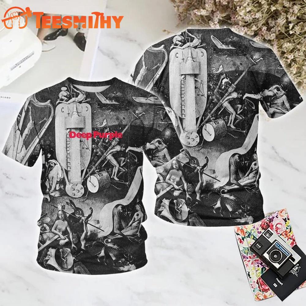 Deep Purple 1969 All Over Print T Shirt