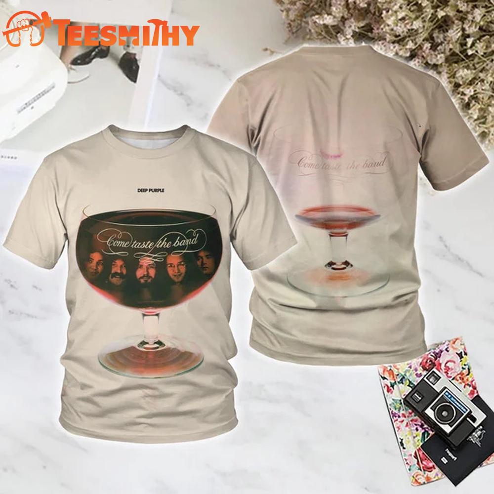 Deep Purple Come Taste the Band All Over Print T Shirt