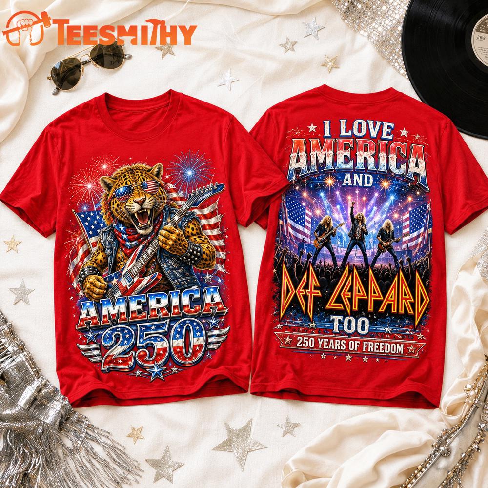 Def Leppard 250 Years Of Freedom Unisex 3D Shirt