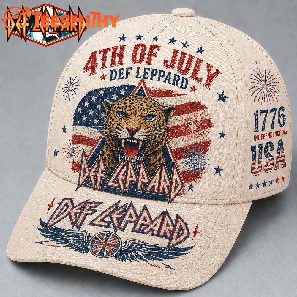 Def Leppard 4th of July American Legend Baseball Cap