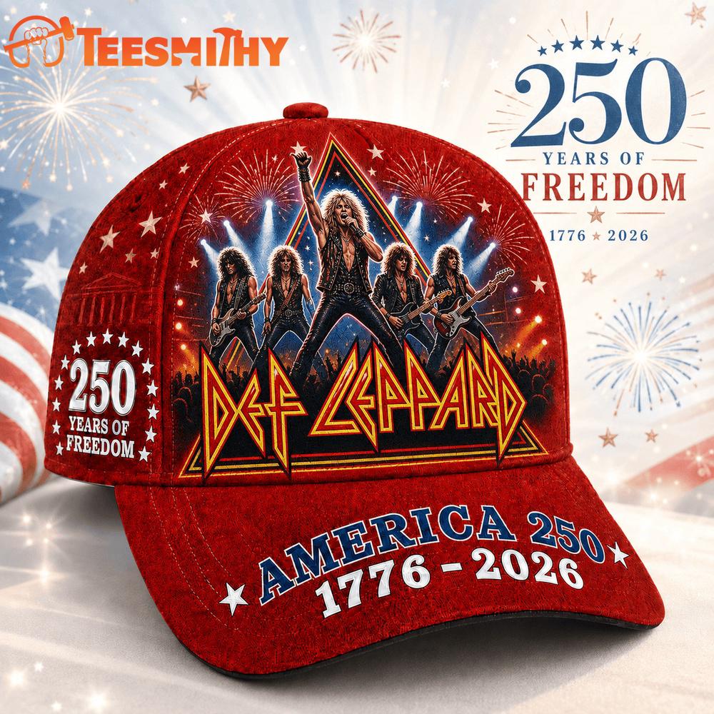 Def Leppard America 250 Years Of Freedom Classic Cap