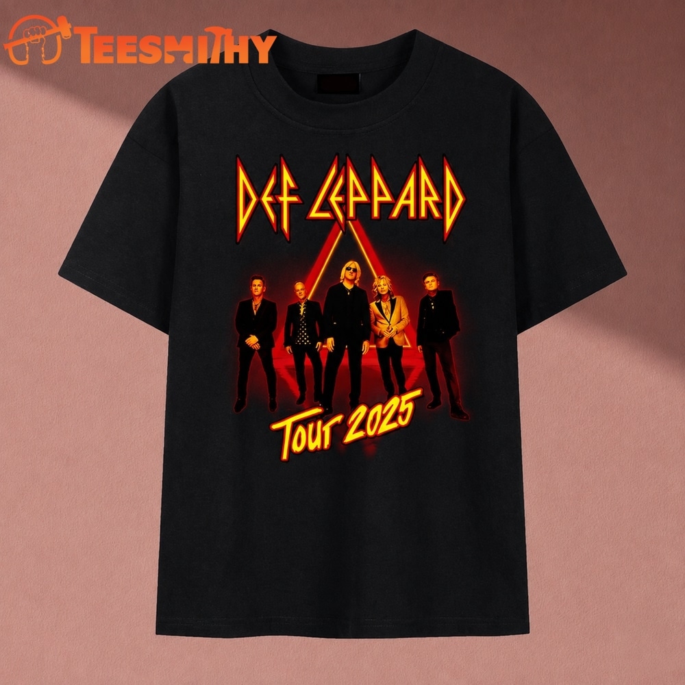Def Leppard Tour Rock Heavy Metal Band T Shirt