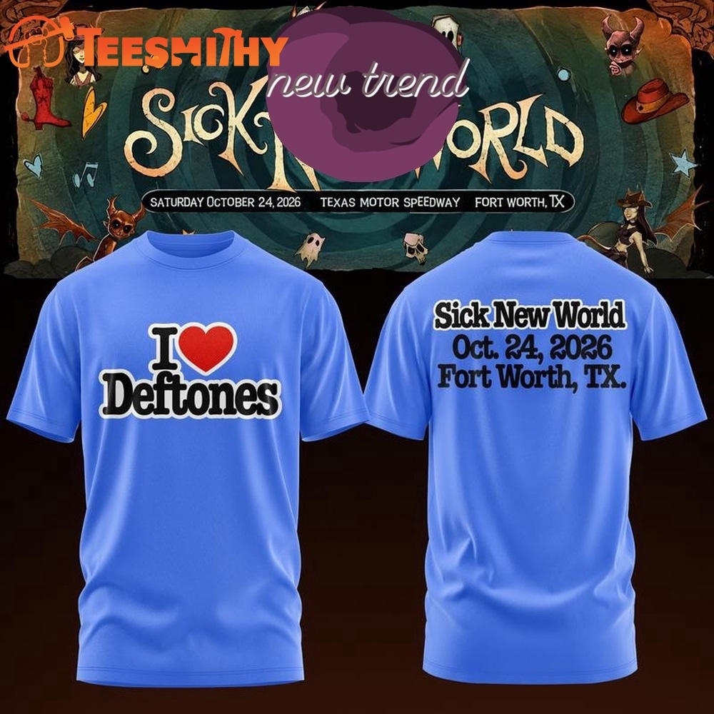Deftones Sick New World Texas 2026 Special New 3D Shirt