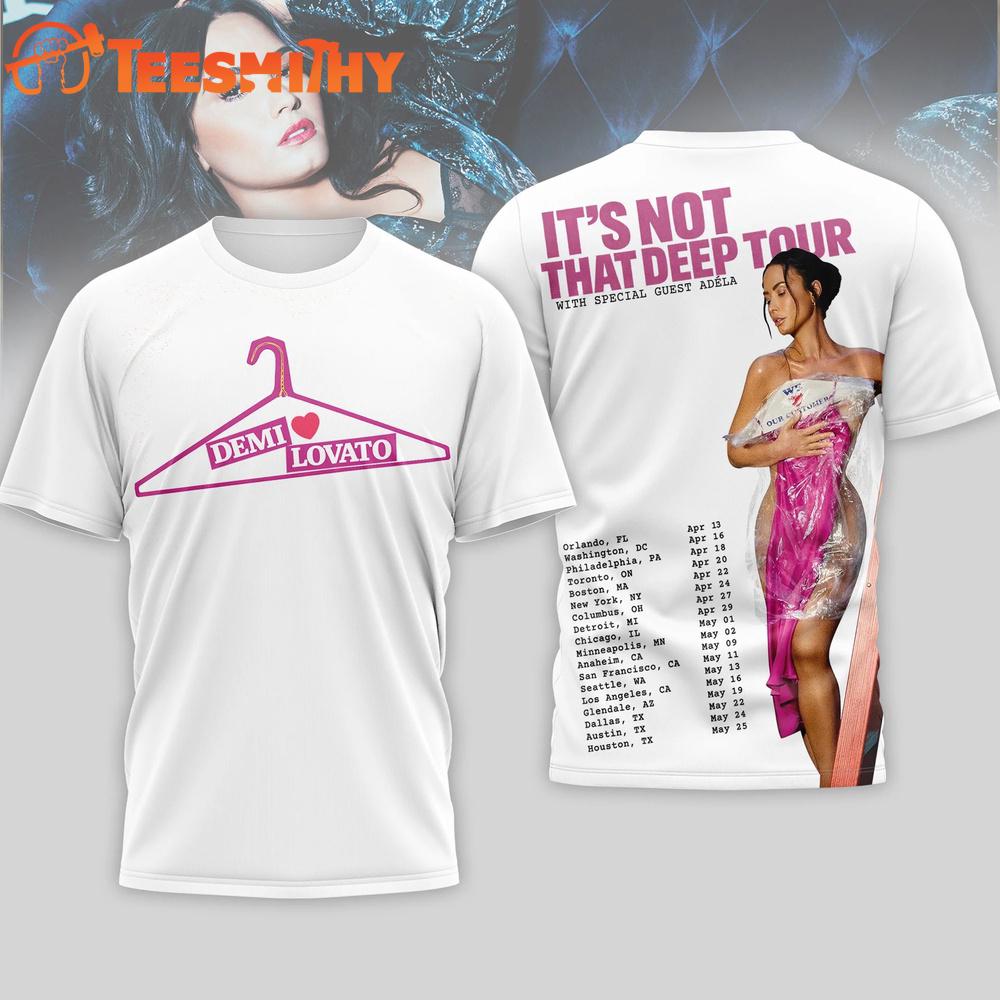 Demi Lovato It's Not That Deep Tour T Shirt