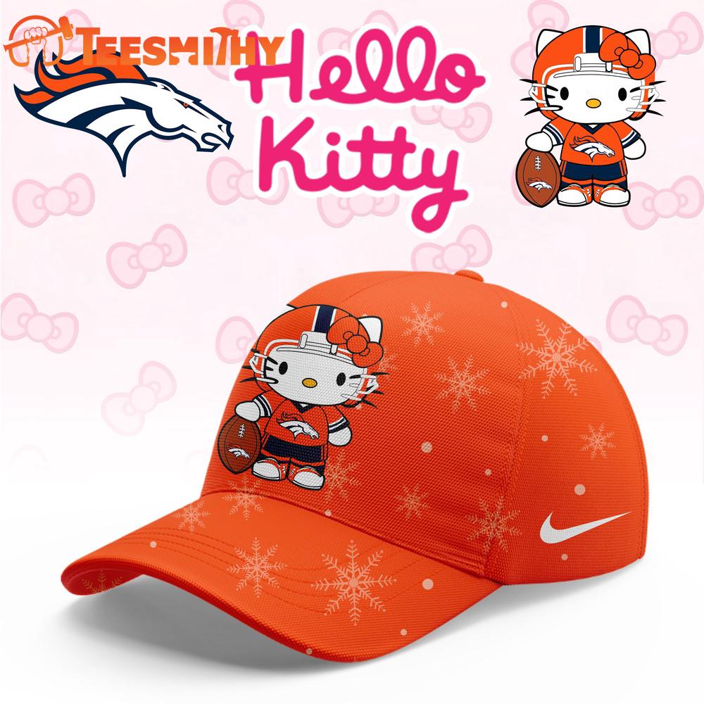 Denver Broncos 2025 Football Christmas Hello Kitty Limited Cap