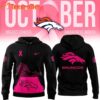 Denver Broncos 2025 NFL Crucial Catch Breast Cancer 3D Shirt