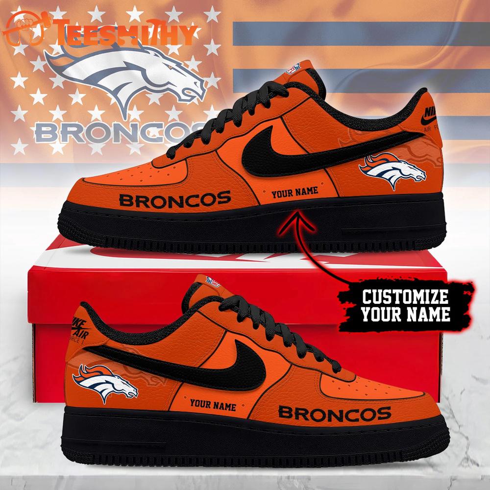 Denver Broncos 2026 NFL Custom Air Force 1 Shoes Sneaker