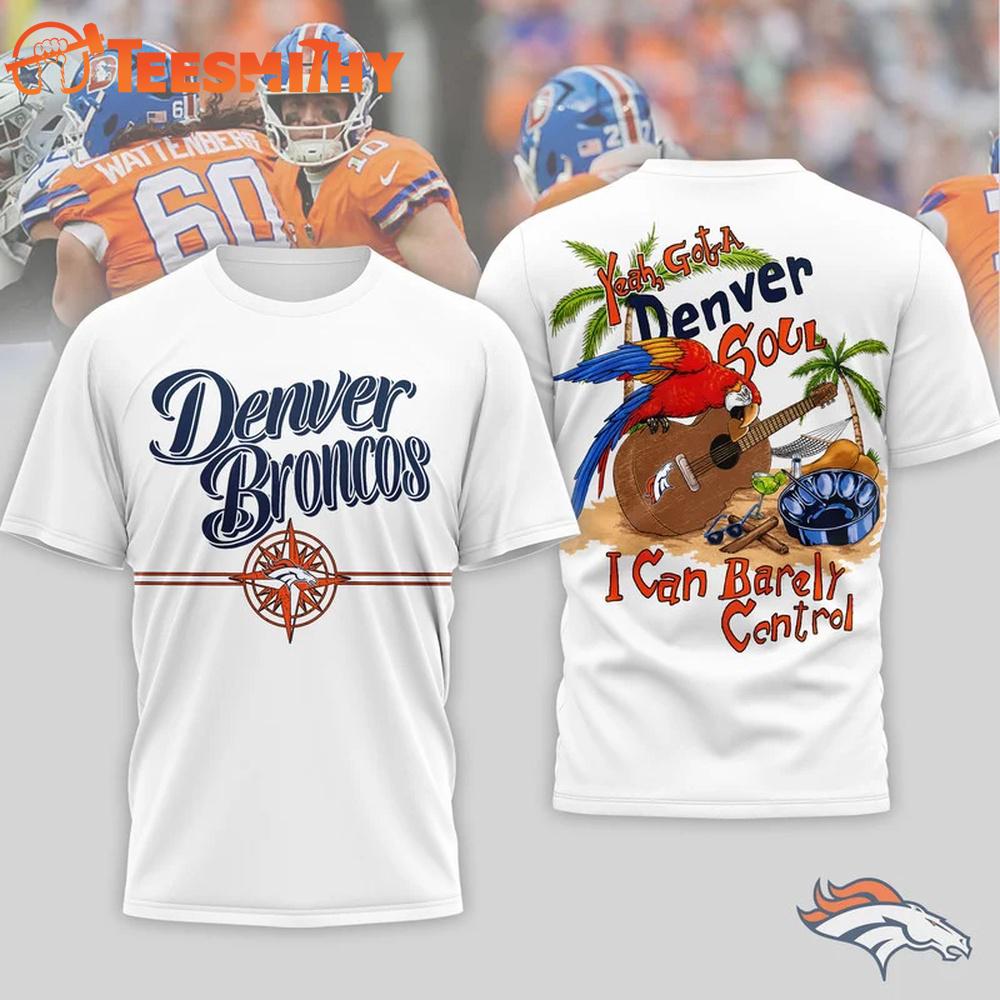 Denver Broncos 2026 NFL Jimmy Buffett Summer 3D Shirt