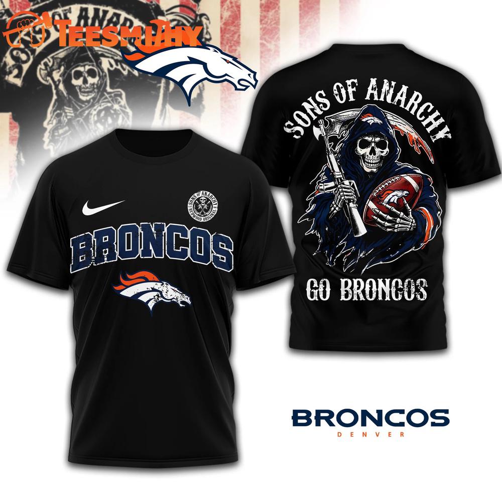 Denver Broncos 2026 NFL Sons of Anarchy 3D T Shirt