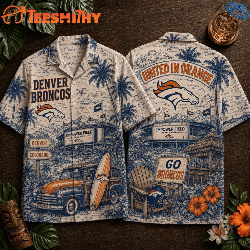 Denver Broncos 2026 NFL Summer Vintage Hawaiian Shirt