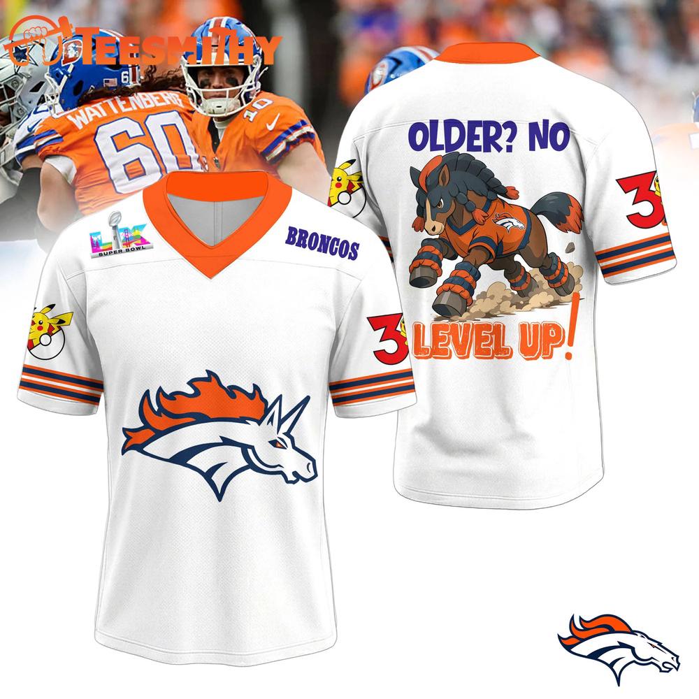 Denver Broncos 2026 Super Bowl x Pokemon 30th Anniversary Football Jersey