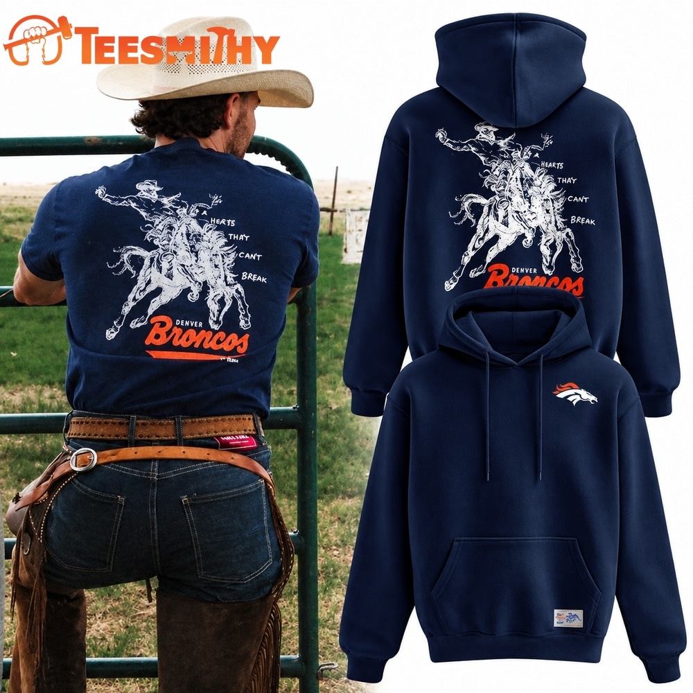 Denver Broncos Broken Bow 2026 Navy Hoodie