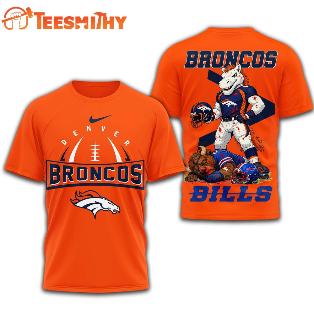 Denver Broncos NFL 2026 Super Bowl Mascot Special New T Shirt
