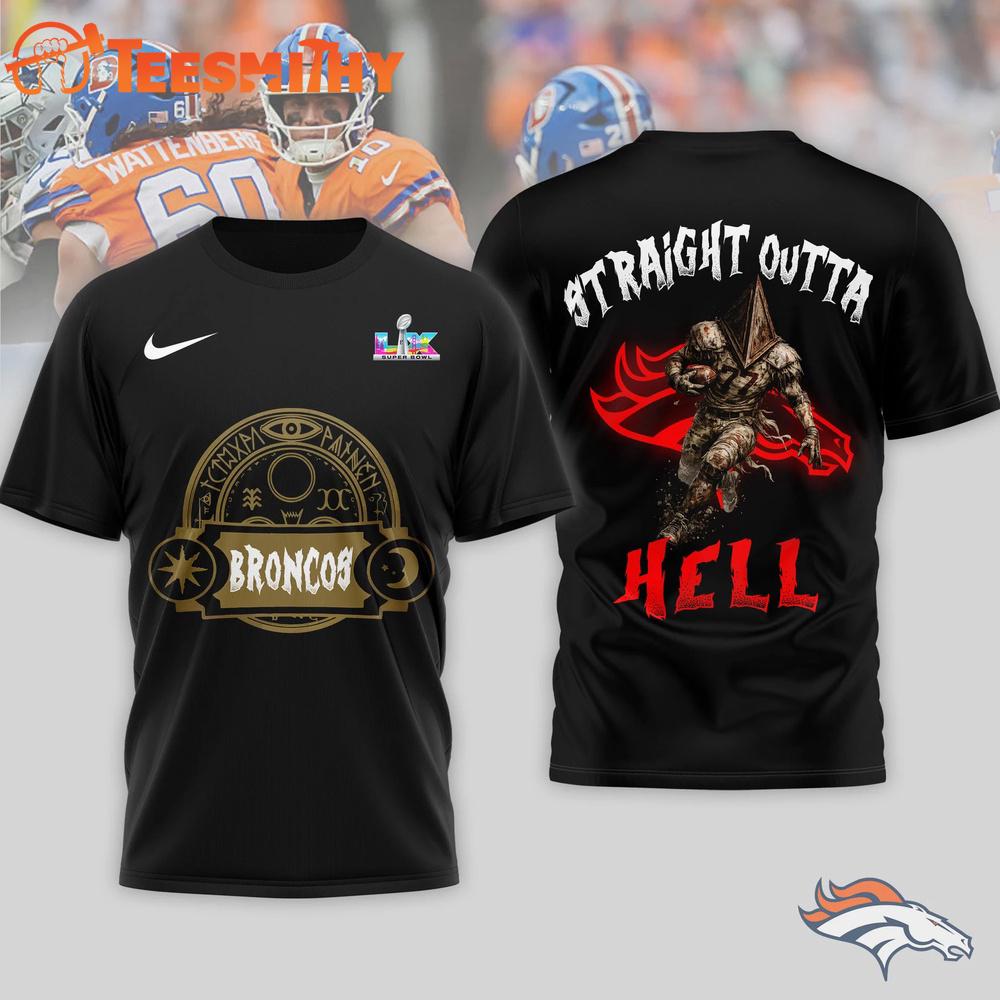 Denver Broncos NFL 2026 Super Bowl x Silent Hill 3D Shirt