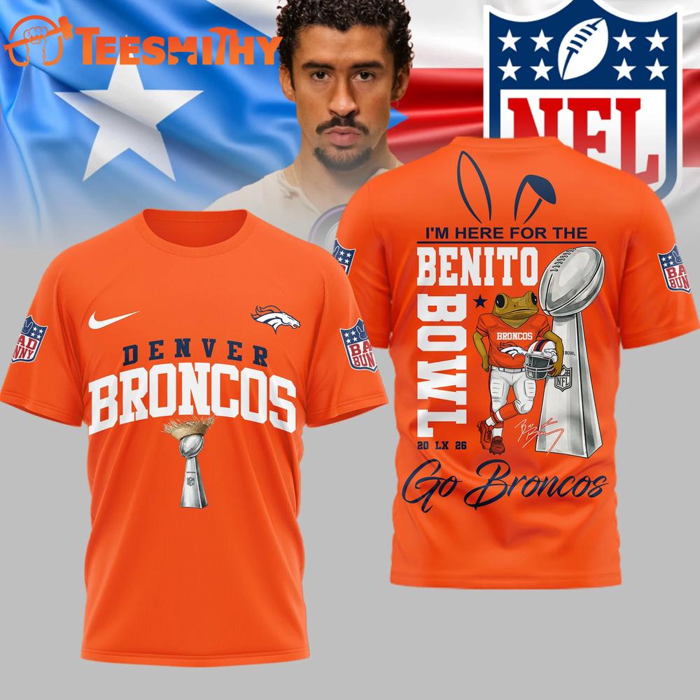 Denver Broncos NFL Benito Bowl LX 2026 Unisex 3D Shirt