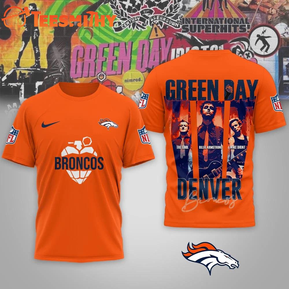 Denver Broncos NFL Green Day x Super Bowl LX Special Edition 3D Shirt