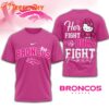Denver Broncos NFL Her Fight Is Our Fight x Hello Kitty 3D Shirt