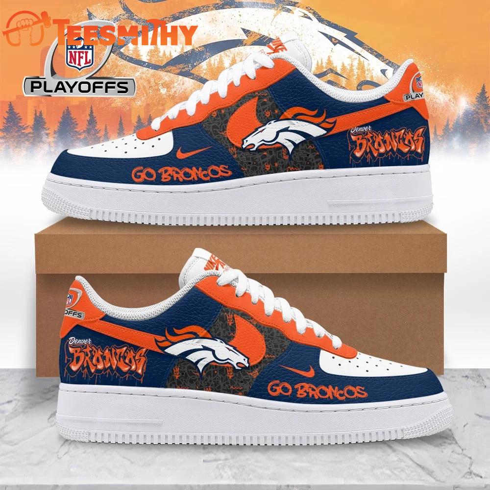 Denver Broncos NFL Playoffs 2025-26 Air Force 1 Shoes Sneaker
