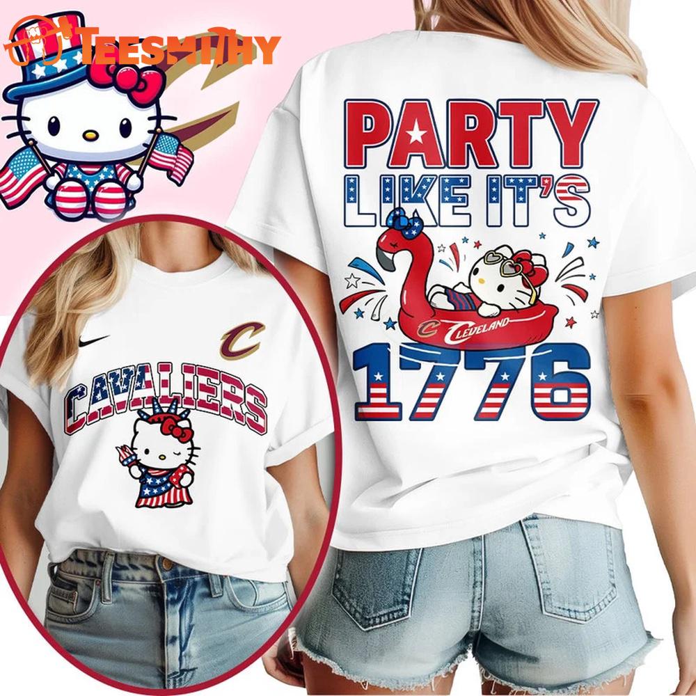 Denver Nuggets 2026 NBA Hello Kitty Independence Day Unisex 3D Shirt