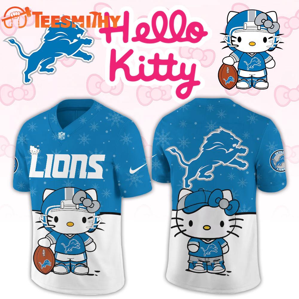 Detroit Lions 2026 NFL Hello Kitty Limited New Football Jersey