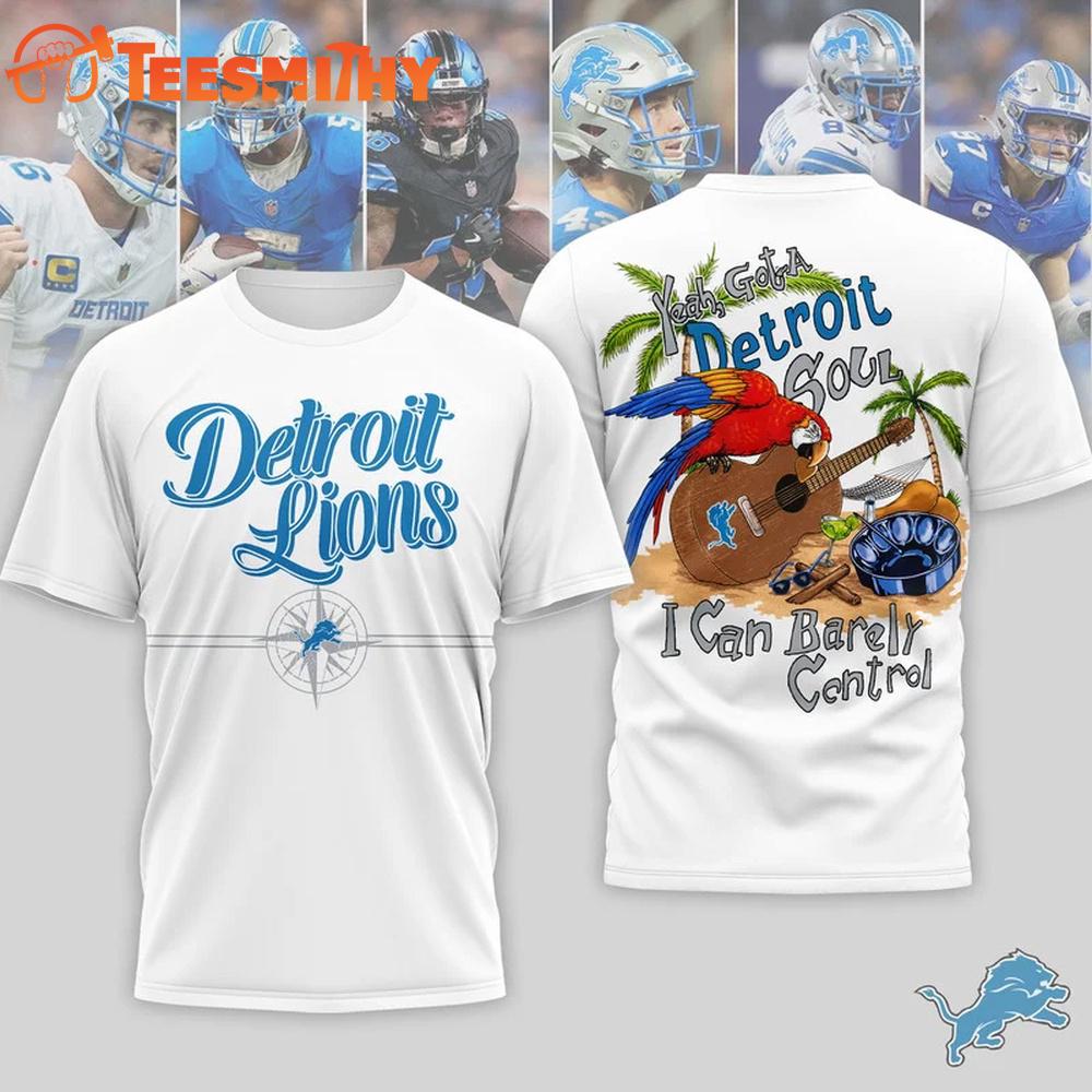 Detroit Lions 2026 NFL Jimmy Buffett Summer 3D Shirt