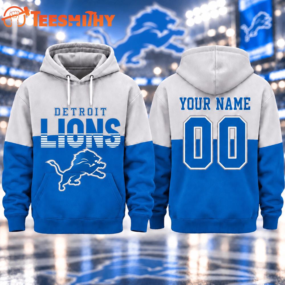 Detroit Lions 2026 NFL Varsity Stripe Hoodie