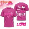 Detroit Lions NFL Her Fight Is Our Fight x Hello Kitty 3D Shirt