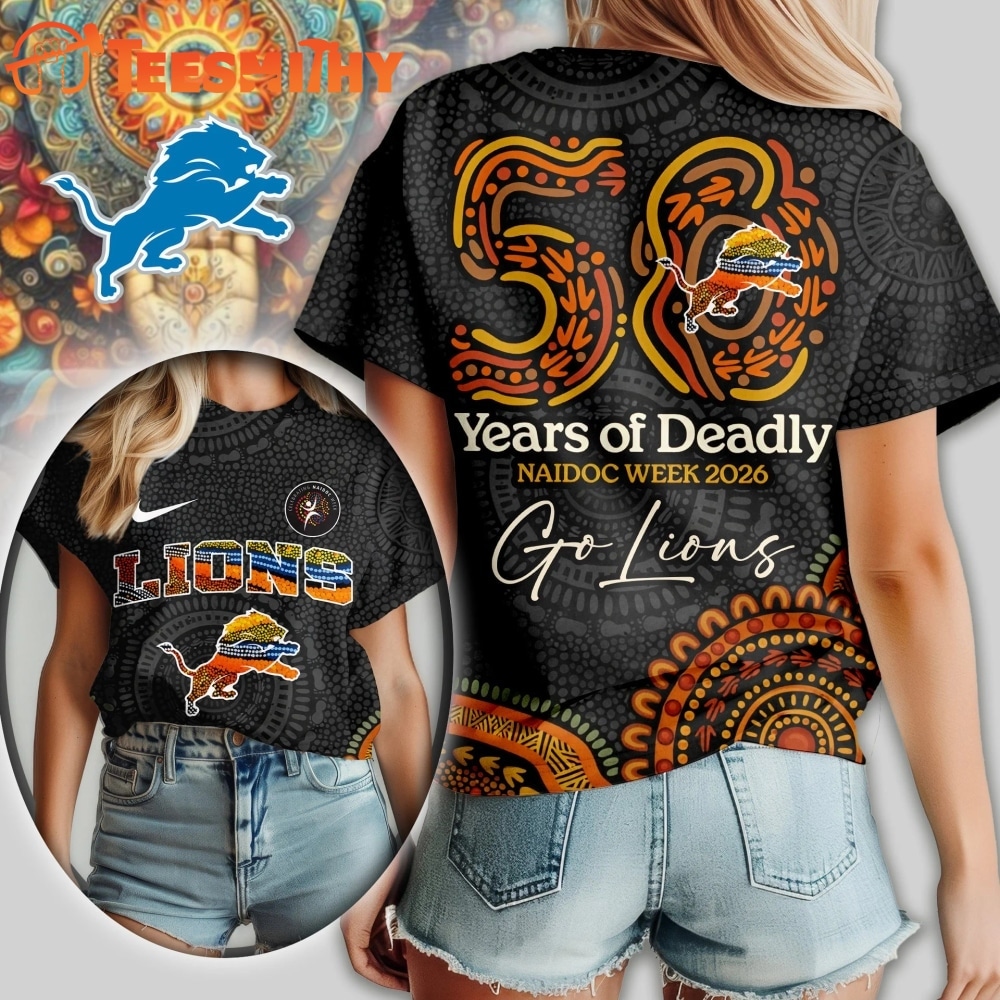 Detroit Lions NFL Naidoc Week 2026 Unisex 3D Shirt