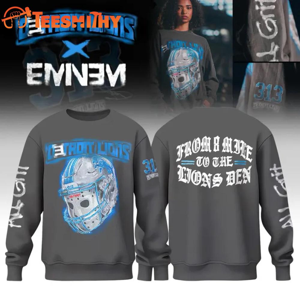 Detroit Lions x Eminem Thanksgiving Halftime Show Sweatshirt