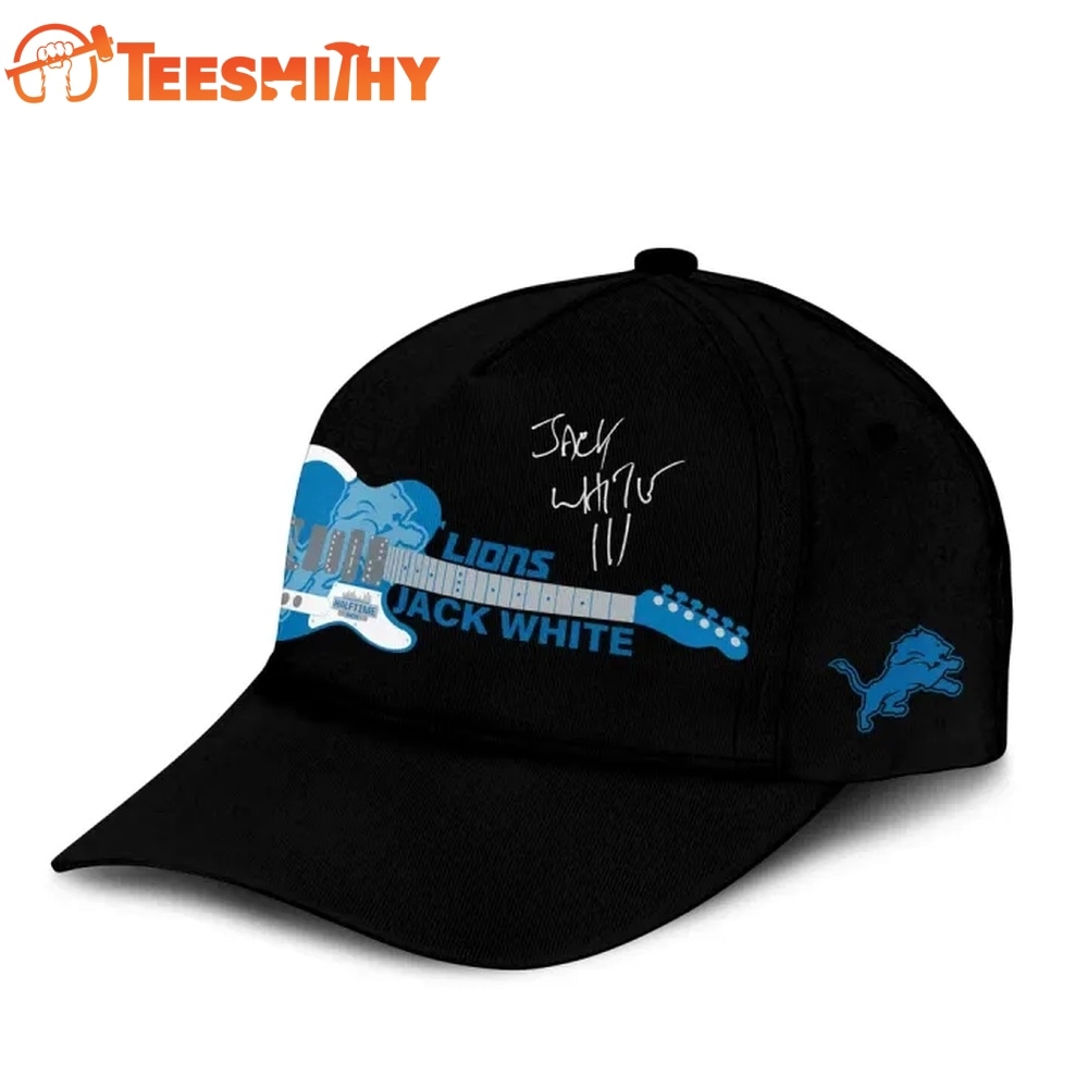 Detroit Lions x Jack White Thanksgiving Halftime Show Black Cap