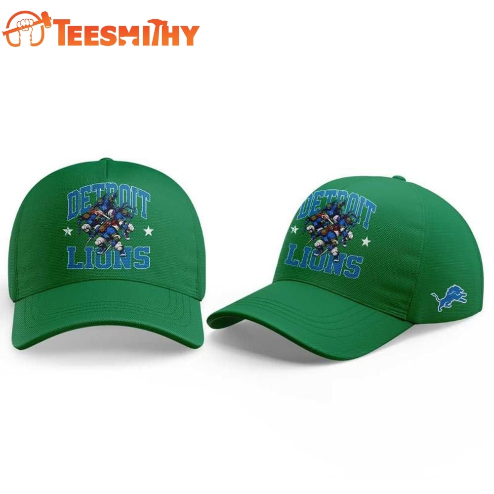 Detroit Lions x Teenage Mutant Ninja Turtles 2026 Cap