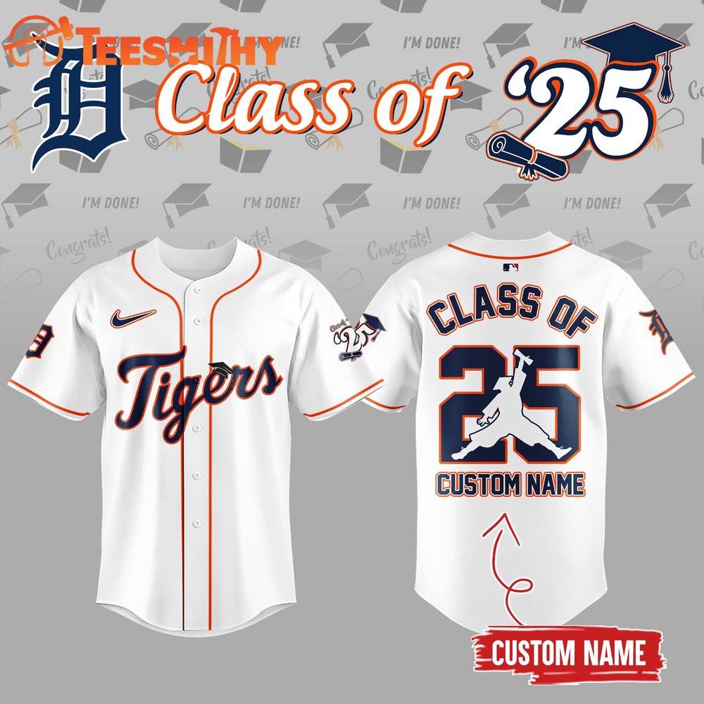 Detroit Tigers Class Of 2025 Baseball Jersey