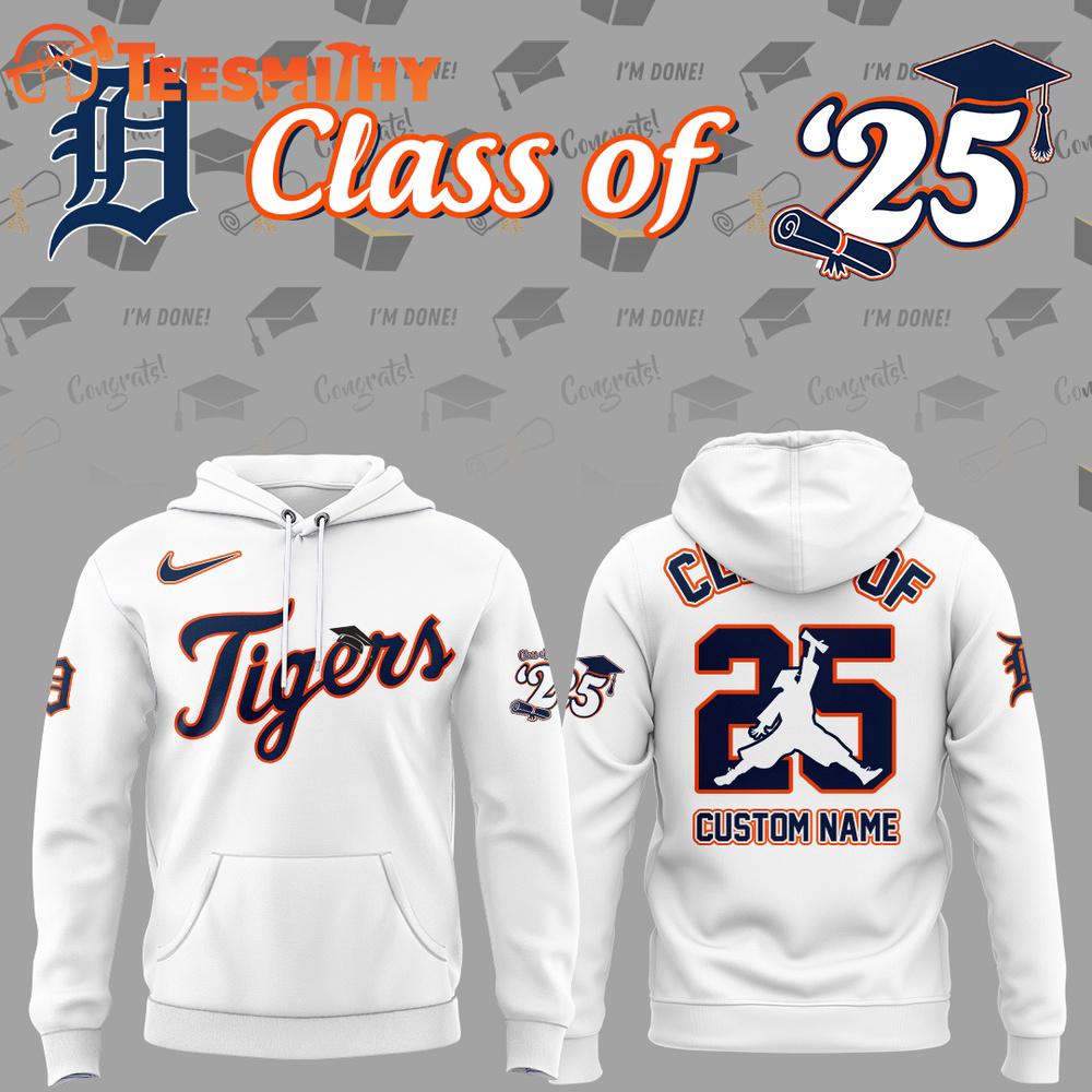 Detroit Tigers Class Of 2025 Hoodie Shirt