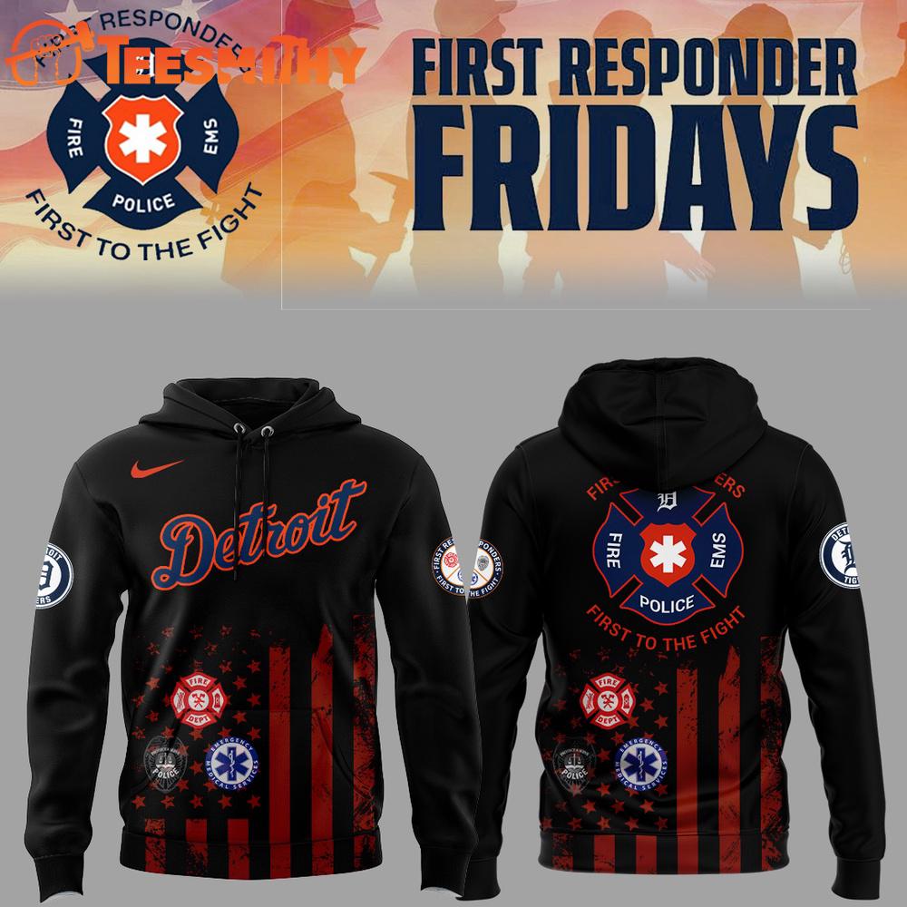 Detroit Tigers First Responders Fridays Hoodie