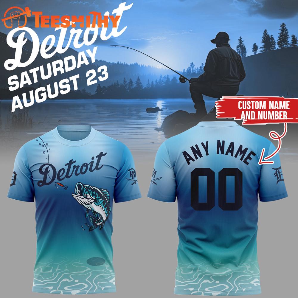 Detroit Tigers Fishing T Shirt